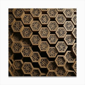 Hexagonal Pattern 1 Canvas Print