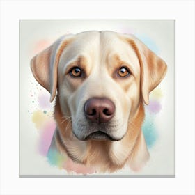 Magical Whimsical Labrador Retriever Portrait Canvas Print