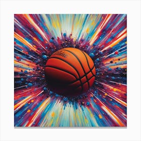 Basketball Ball Canvas Print