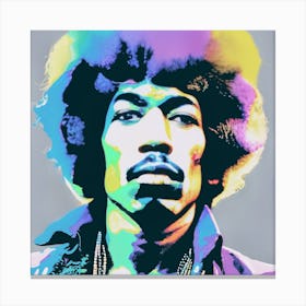 Jimi Hendrix Pop Art Style Canvas Print