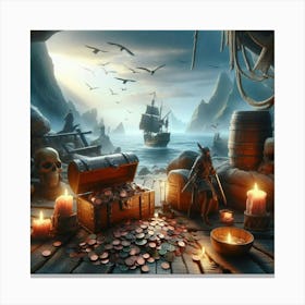 Pirates Of The Caribbean Canvas Print