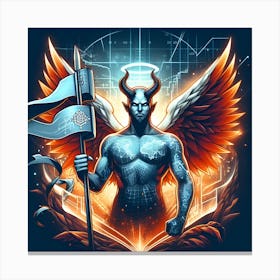 Demons And Angels 4 Canvas Print