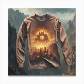 Fire And Ice Long Sleeve Canvas Print