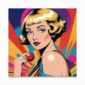 Pop Art 8 Canvas Print