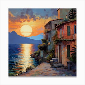 Sorrento's Palette Poetry 1 Canvas Print