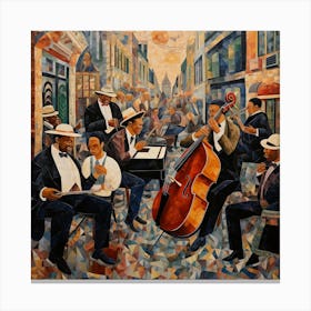 Jazz In New Orleans 1 Canvas Print
