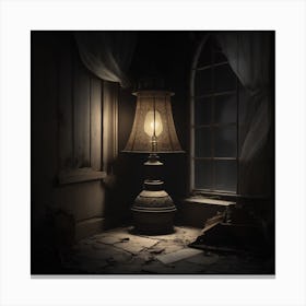 Lonely Lamp Canvas Print