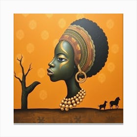 African Woman 2 Canvas Print