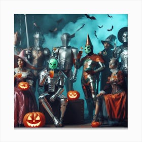 Halloween Costume Party 4 Canvas Print