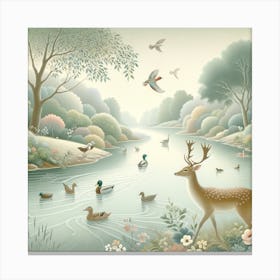 The Ducks Canvas Print