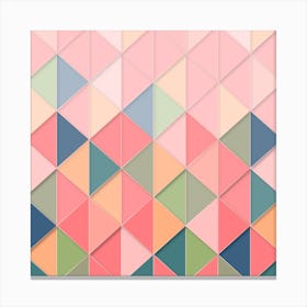 Background Geometric Triangle Canvas Print