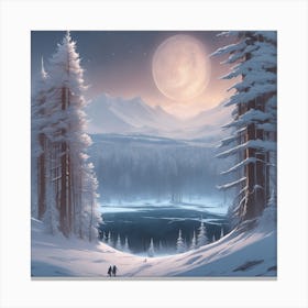 Winter Landscape 30 Canvas Print