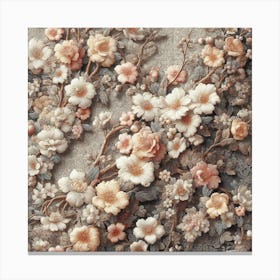 Floral Wall Art Canvas Print