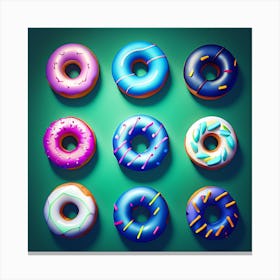 Donuts 1 Canvas Print