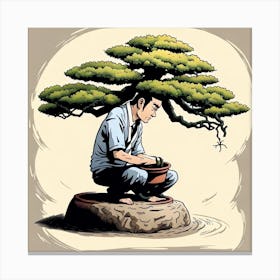 Bonsai Tree 1 Canvas Print