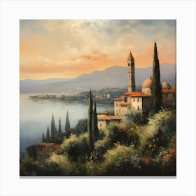 Pristine Palette of Portofino Canvas Print