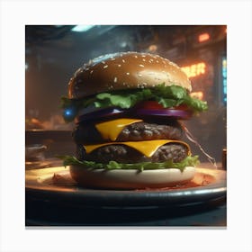 Burger 59 Canvas Print