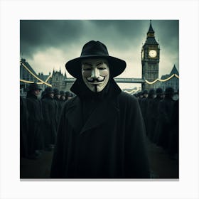 Anonymous In London Canvas Print