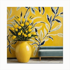 Yellow Tulips Canvas Print