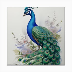 Peacock Art 3 Canvas Print