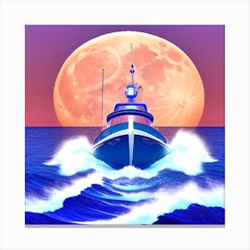 Moonlight Cruise 39 Canvas Print
