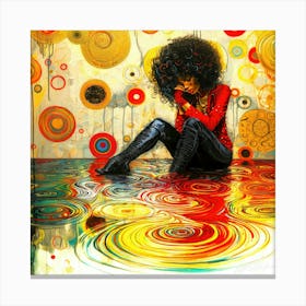 Pooling Thoughts - Contemplations Canvas Print