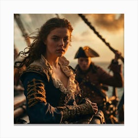 Pirate women 2 Canvas Print