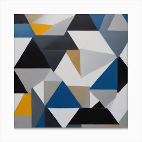 4-Abstract Triangles Canvas Print