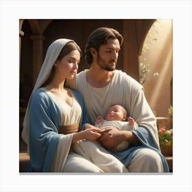 Family Of Jesus 1 Canvas Print