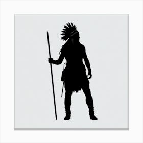 Indian Warrior Canvas Print