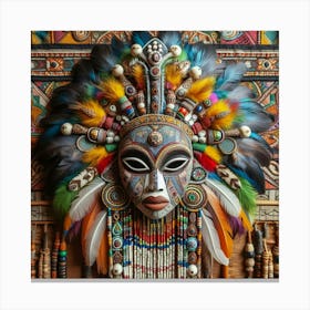 African Mask Canvas Print