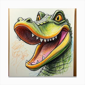 Alligator 6 Canvas Print