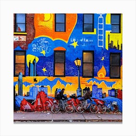 Brooklyn Street Art Canvas Print