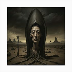 'Dead Woman' 1 Canvas Print