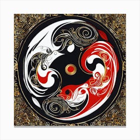 Chinese Yin Yang Canvas Print