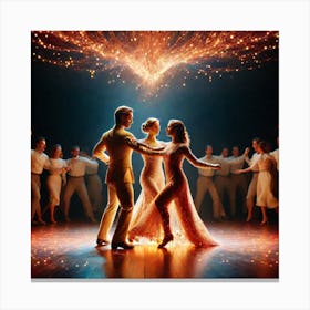 Great Ballroom Dance Canvas Print