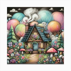 Fairy House 2 Canvas Print