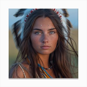 Native American Beauty 1 Canvas Print