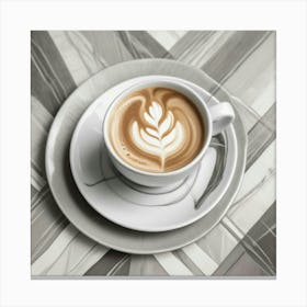 Latte Art 69 Canvas Print