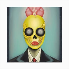 Woman In A Suit Canvas Print