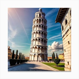 Leaning Tower Of Pisa Canvas Print