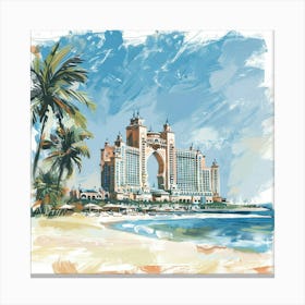 Atlantis Hotel Canvas Print