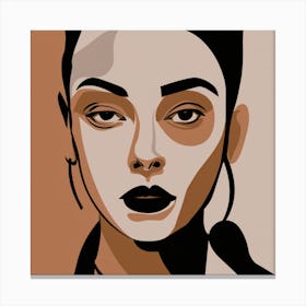 Portrait Of A Woman 114 Canvas Print