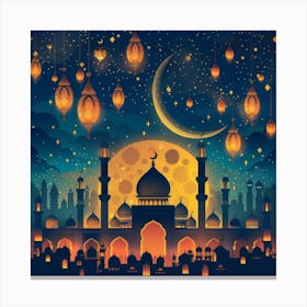 Ramadan Background 7 Canvas Print