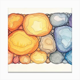 Colorful Rocks Canvas Print