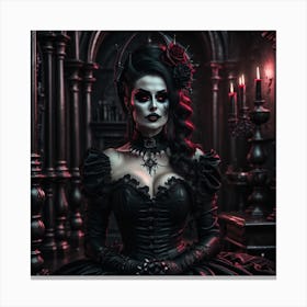 Gothic Beauty Canvas Print