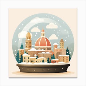 Florence Italy 1 Snowglobe Canvas Print