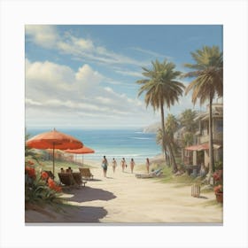 Beach 2 Canvas Print