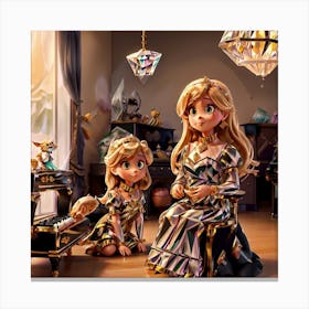 Disney Princesses Canvas Print