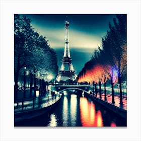 Paris At Night 46 Canvas Print